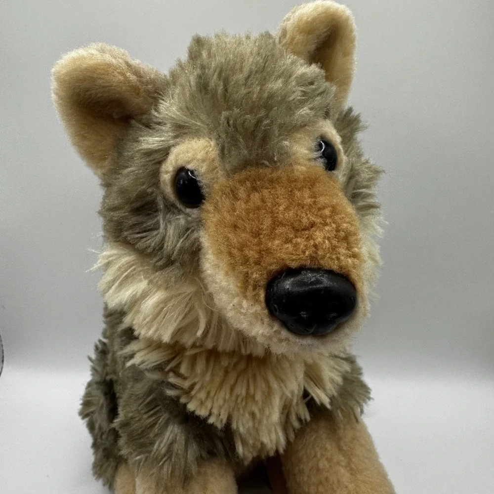 Wild Republic‎ Wolf Plush Stuffed Animal Grey Tan K&M International